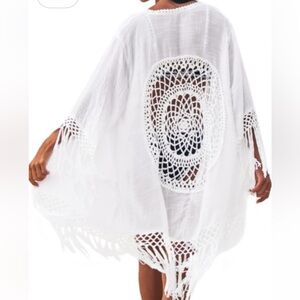 White Crochet Cover-Up